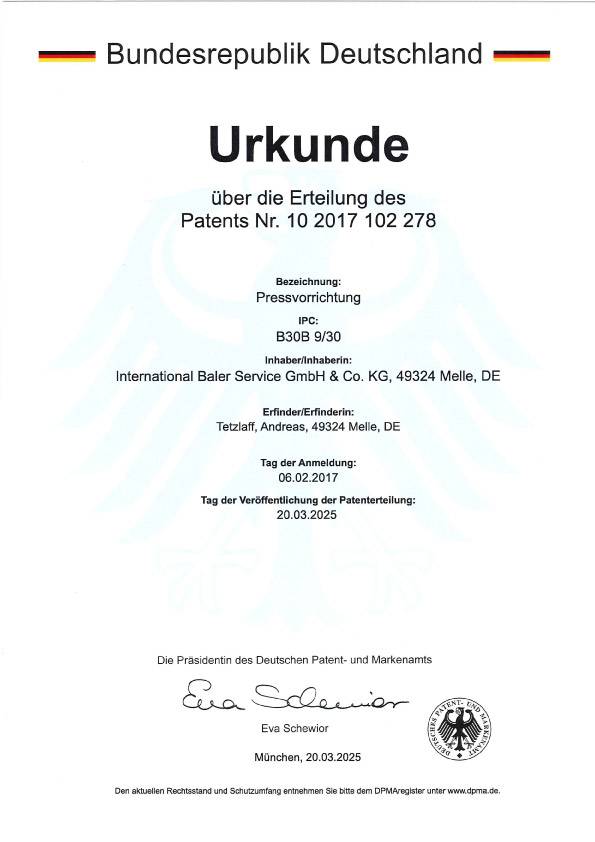 CLEAN-AIR-SYSTEM 2 Patent-Clean-Air-System-IBS-Baler-Melle